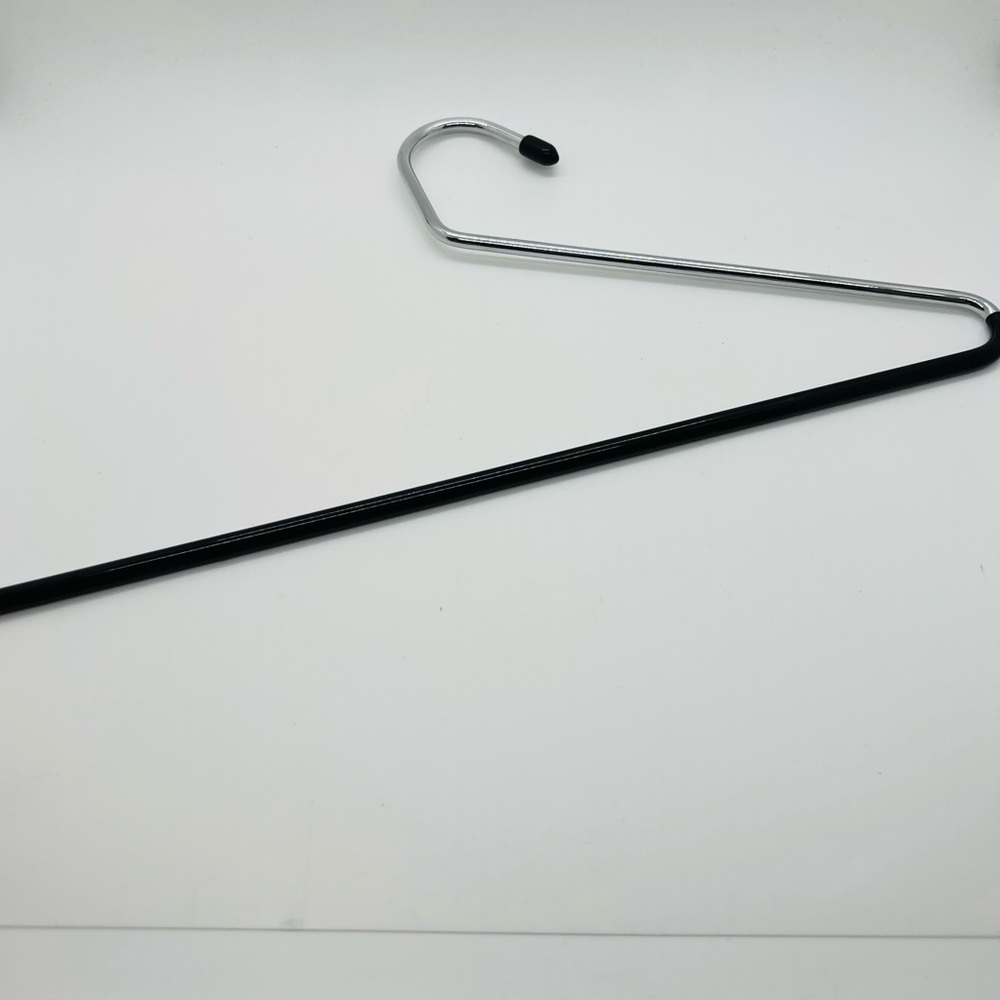 Container Store Pant Hangers Chrome Metal 13” across. Perfect condition.
